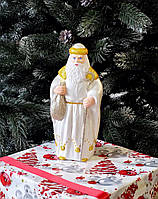 Святий Миколай — красива іграшка для ялинки чи святкового декору 28см