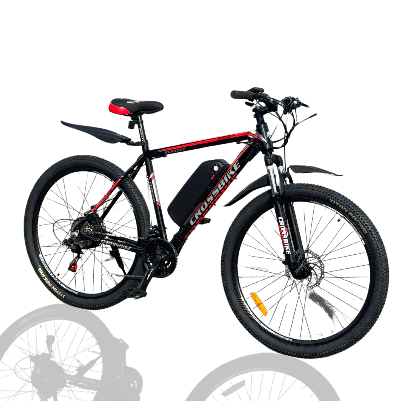 Велосипед з Е-комплектом Crossbike 29" Everest 2025 48 В 500Вт MXSUS 10 Ah/ до 35 км запас ходу+дисплей LSD4+Pas-ассистент