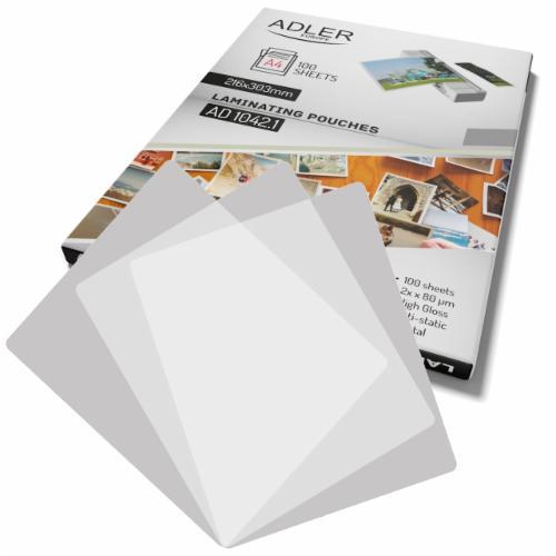 Плівка до ламінатора Adler AD 1042.1 - A4, фото 1