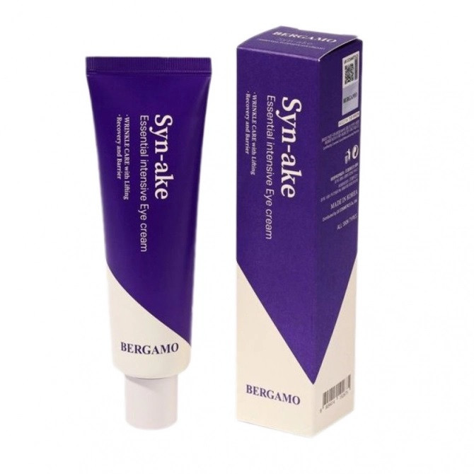 Крем для повік із пептидом зміїної отрути Bergamo Syn-Ake Essential Intensive Eye Cream 100ml, фото 1