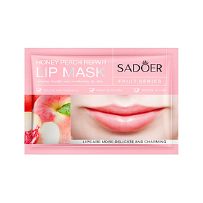 Гідрогелеві патчі для губ SADOER Peach зволожувальні 8 г
