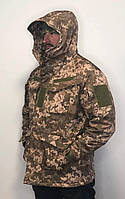 Куртка зимова тактична omni-heat pixel soft shell армійська для військовослужбовців куртка ріпстоп