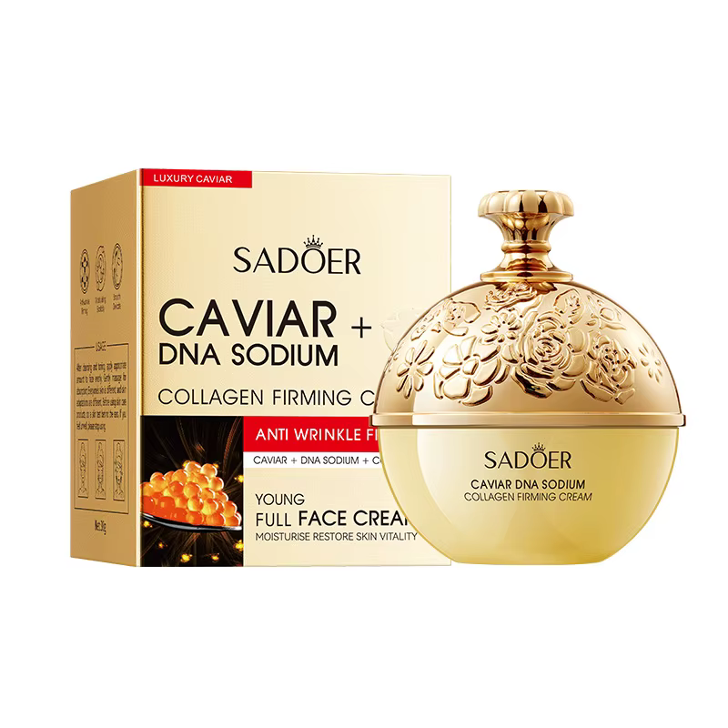 Крем для обличчя SADOER Caviar DNA Sodium Collagen Firming з ікрою та колагеном, антивіковий, зміцнювальний 30 г, фото 1