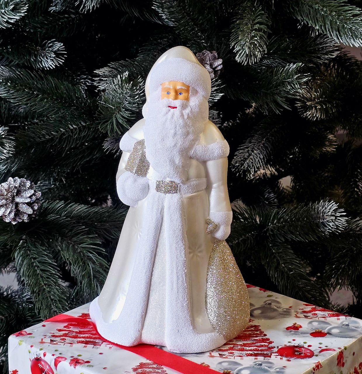 Дід Мороз — красива іграшка для ялинки чи святкового декору 33см, фото 1