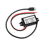 Перетворювач напруги 12В-5В 3А Type-C, прихована проводка авто, фото 4