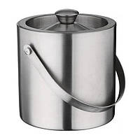 Відро для льоду Edenberg термо з вакуумною колбою 1,6 л 13х12 см неіржавка сталь (19302 EB)