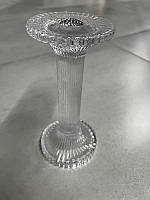 Підсвічник Оленс Король d9,5 см h18,5 см скло (8030-360)