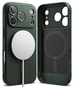 Чохол Ringke Onyx Magnetic до iPhone 17 Pro Dark Green (OMG1084E75)