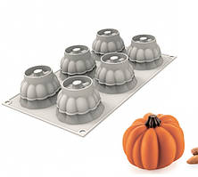 Форма для випікання Silikomart гарбуз 100 мл d6,7 см h5 см силікон (DELICA)