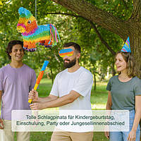 Набір піньят: віслюк з палицею та маска