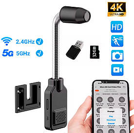 Міні WiFi-камера HD 4K 1080P з картою пам' яті 32 Гб, нічним баченням і двостороннім аудіо