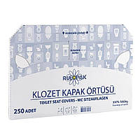 Покриття на унітаз Rulopak паперове, 1/2 складання, 250 шт.