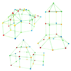 Конструктор халабуда для дітей своїми руками 51 паличка 36 кульок Ігровий намет зроби сам, фото 3