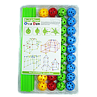 Конструктор халабуда для дітей своїми руками 51 паличка 36 кульок Ігровий намет зроби сам, фото 8