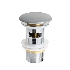 Донний клапан для умивальника Німеччина POP-UP-08 GRAY 1 1/4'' (Click-Clack)