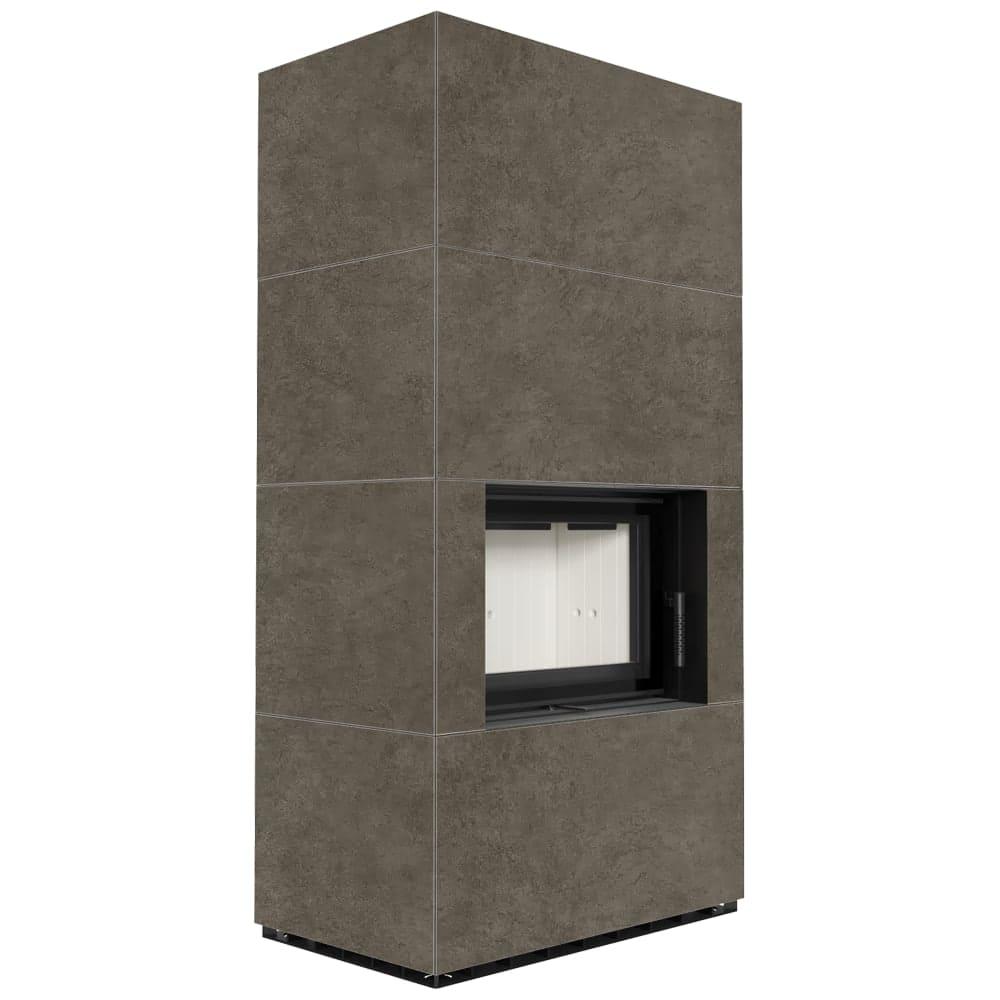 FLOKI BOX 8 kW Ø 160 в корпусе с керамогранита FOKOS PIOMBO, фото 1