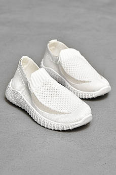 Кросівки дитячі білого кольору р.28 206958M