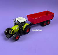 AP9921 Трактор із причепом: звукові ефекти, світло, розмір 39*12.5*13 см