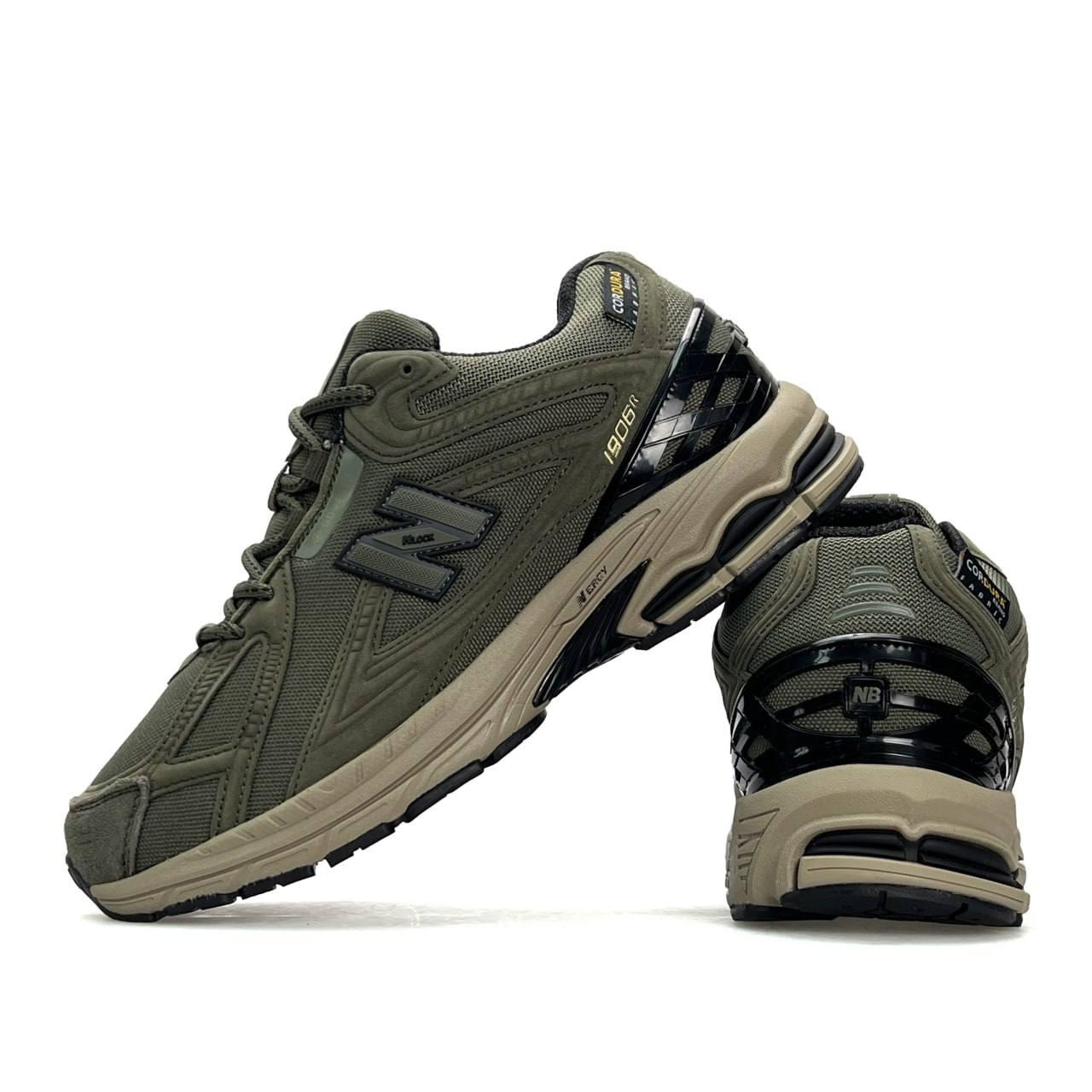 Чоловічі зимові кросівки New Balance 1906R Fur Khaki Beige, черевики спортивні текстиль замша на хутрі хакі. Чоловіче взуття