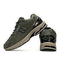 Чоловічі зимові кросівки New Balance 1906R Fur Khaki Beige, черевики спортивні текстиль замша на хутрі хакі. Чоловіче взуття
