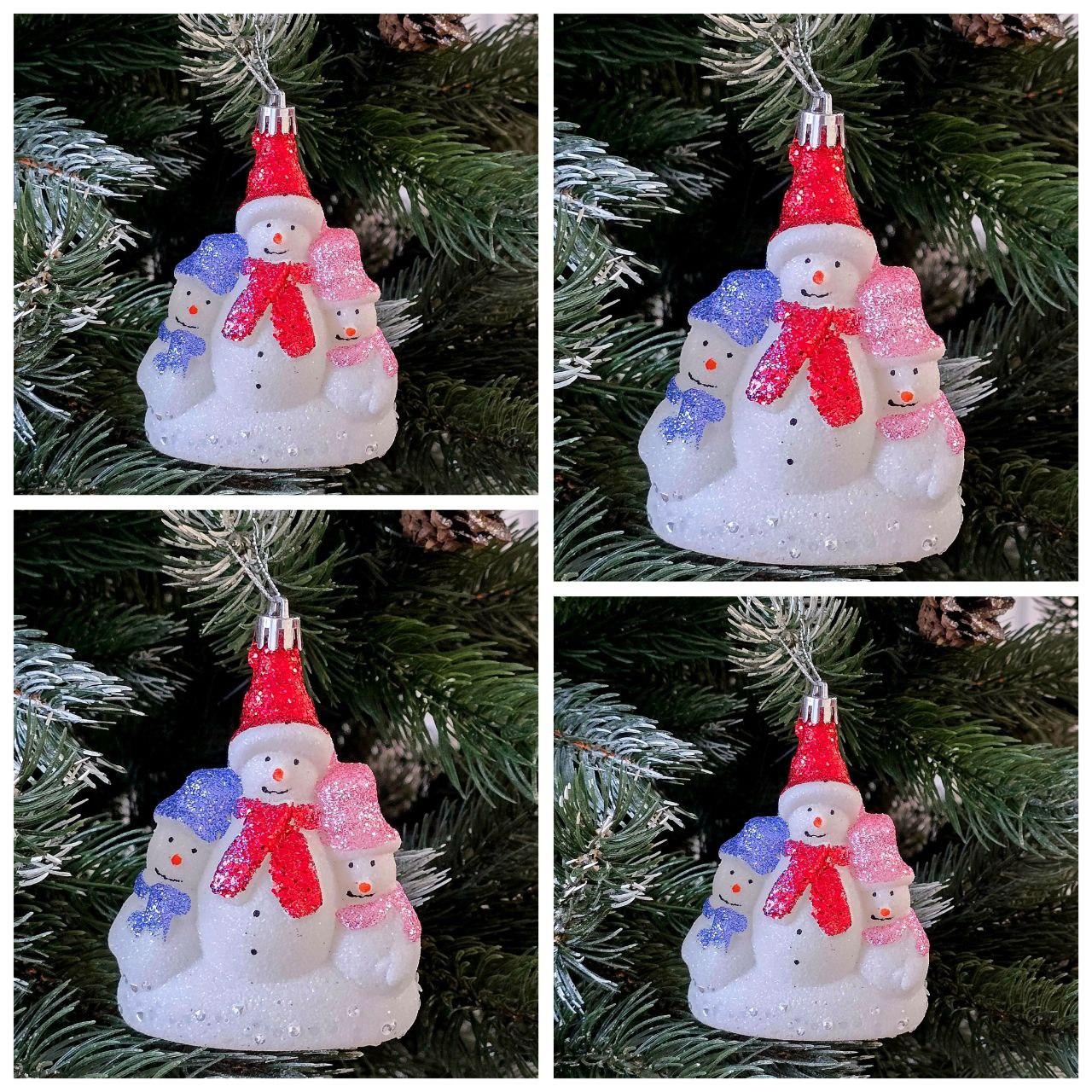 Сніговички — красива іграшка для ялинки