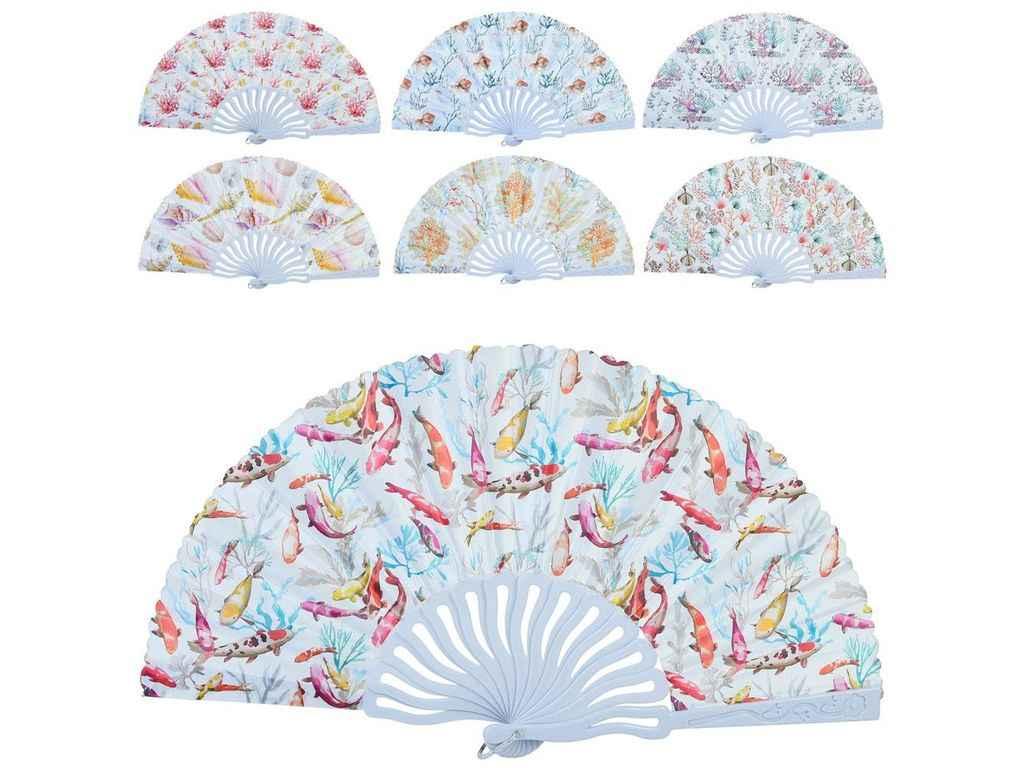 Віяло 22,5см море/морські мешканці YG0236 ТМ METR, фото 1