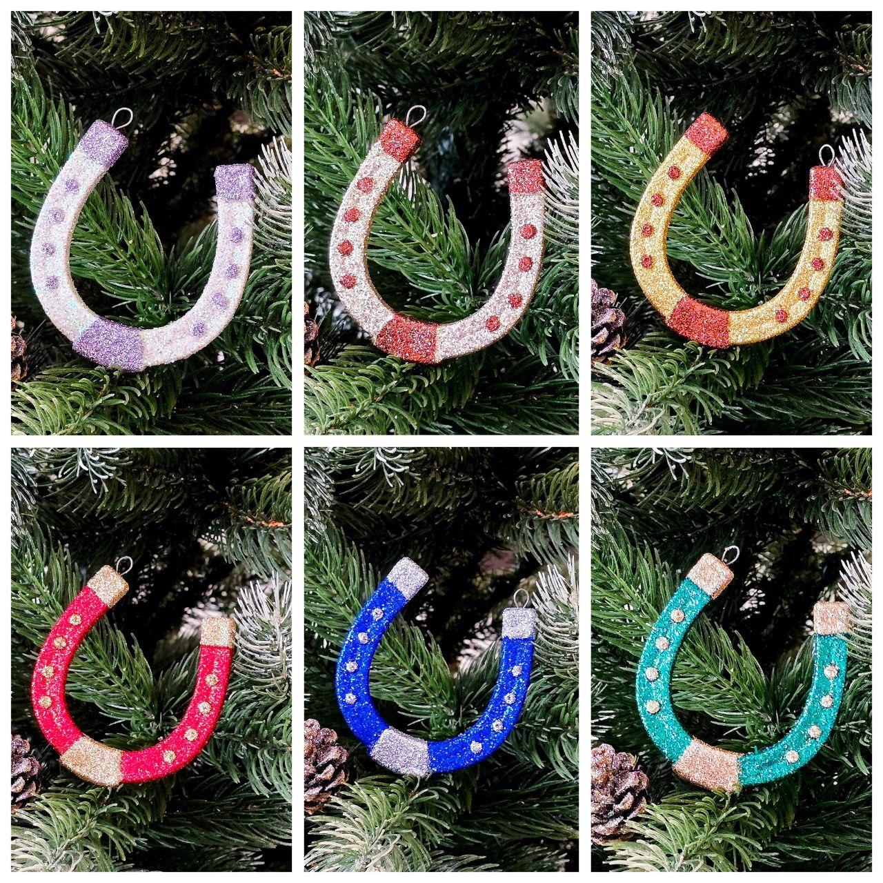 Підкова — красива іграшка для ялинки