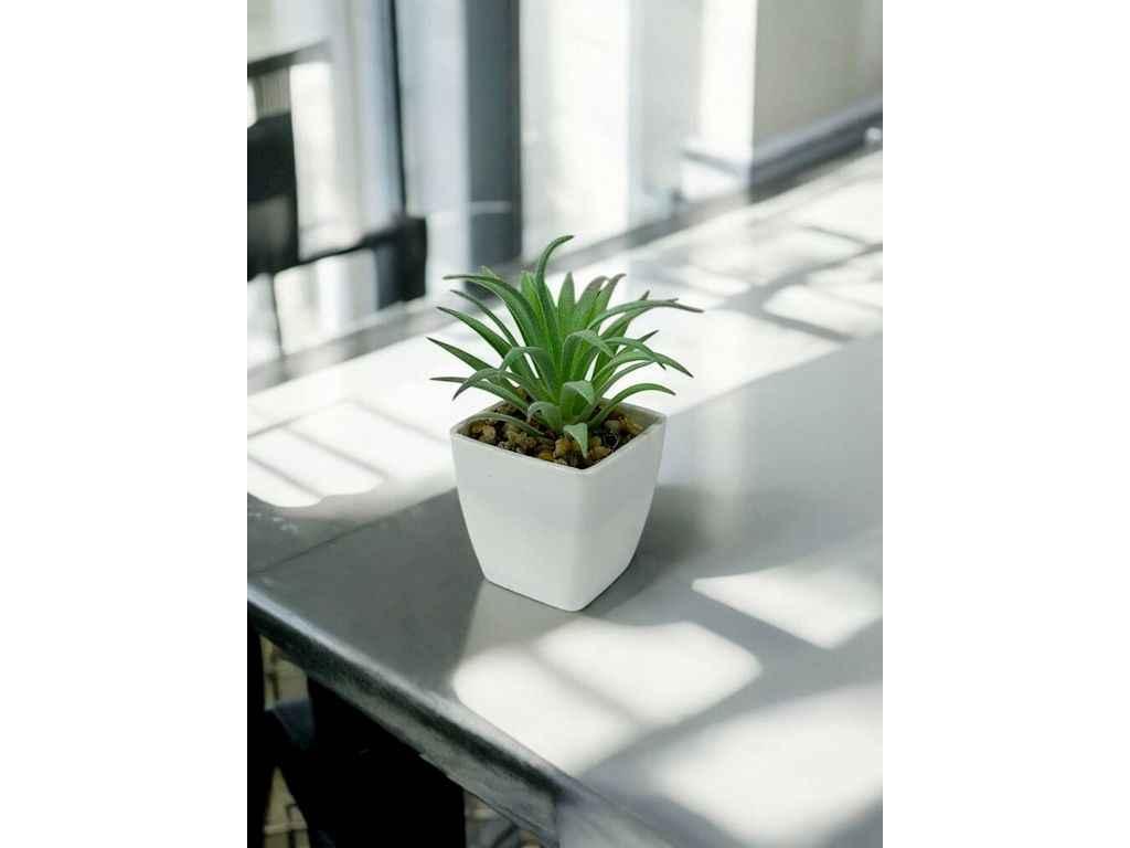 Штучний міні-сукулент в горщику м.146-7 9,5см ТМ SP, фото 1