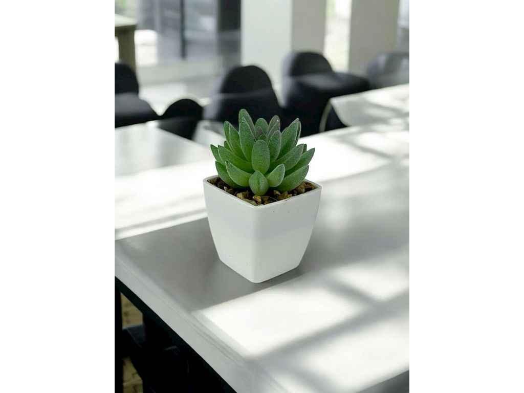 Штучний міні-сукулент в горщику м.146-7/1 8см ТМ SP, фото 1