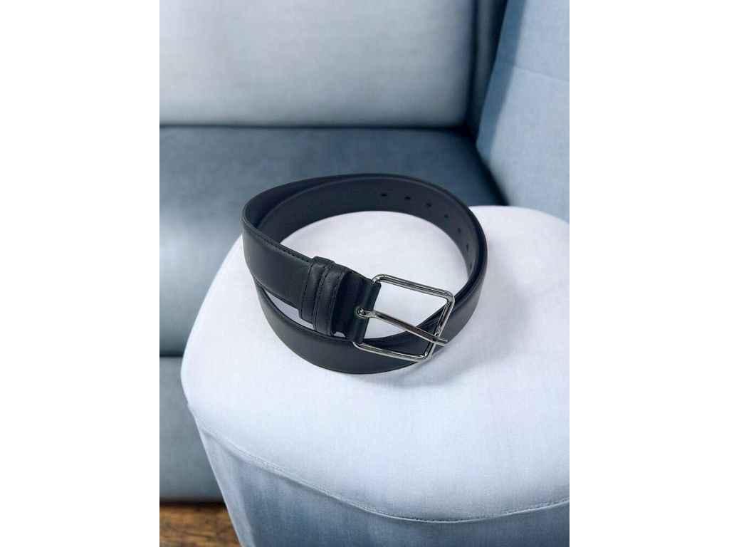 Ремінь жіночий 3,5см чорний класичний екошкіра м.U-001 ТМ SP, фото 1