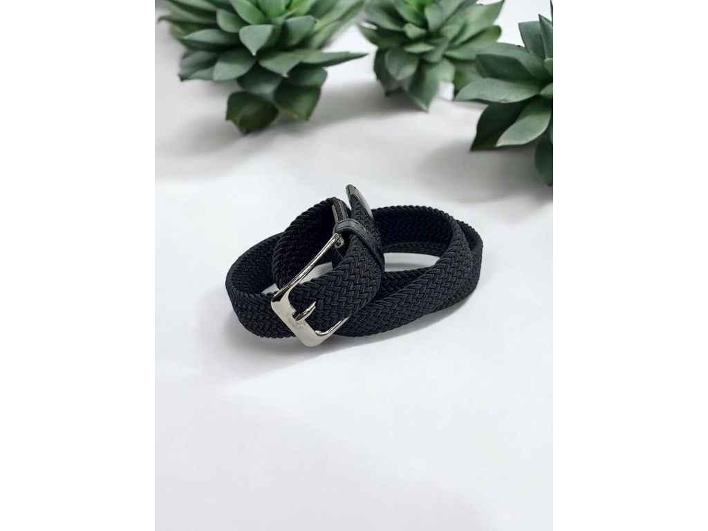 Ремінь 3см чорний класичний текстиль м.S01-03 ТМ SP, фото 1