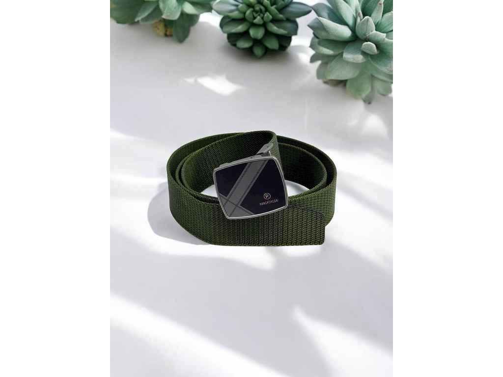 Ремінь жіночий 3,7см хакі автомат текстиль м.105-4/5 ТМ SP, фото 1