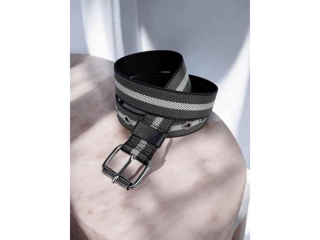 Ремінь жіночий 3,7см сірий класичний текстиль м.105-7 ТМ SP, фото 1