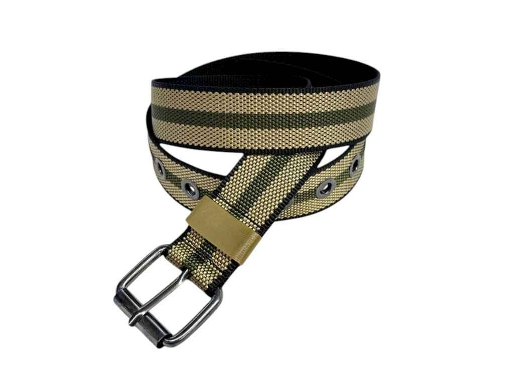Ремінь жіночий 3,7см хакі класичний текстиль м.105-7 ТМ SP, фото 1
