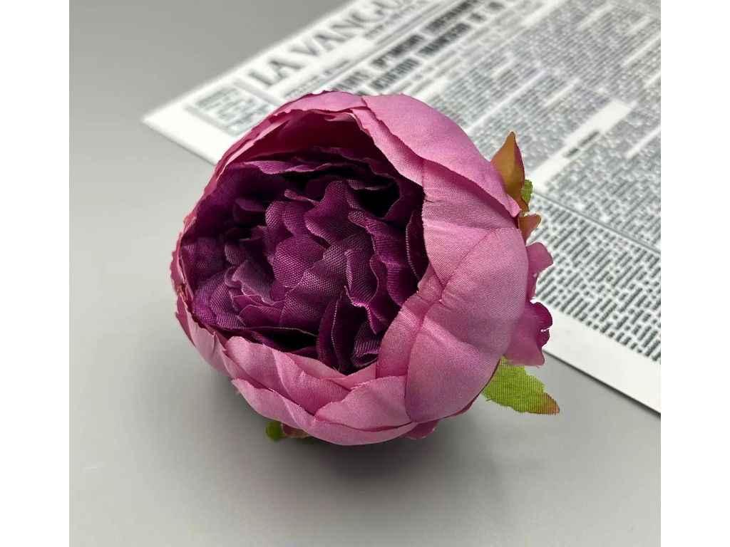 Головки штучних квітів фіолетовий Півонія Ø8см (148) ТМ КИТАЙ, фото 1