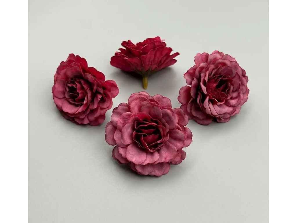 Головки штучних квітів темно-червоний Азалія Ø5см (084) ТМ КИТАЙ, фото 1