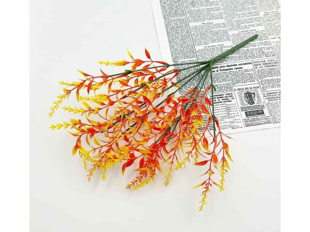 Букет вогняний Лаванди Гіацинта 7 гілочок 7 суцвіть 30см ТМ КИТАЙ, фото 1