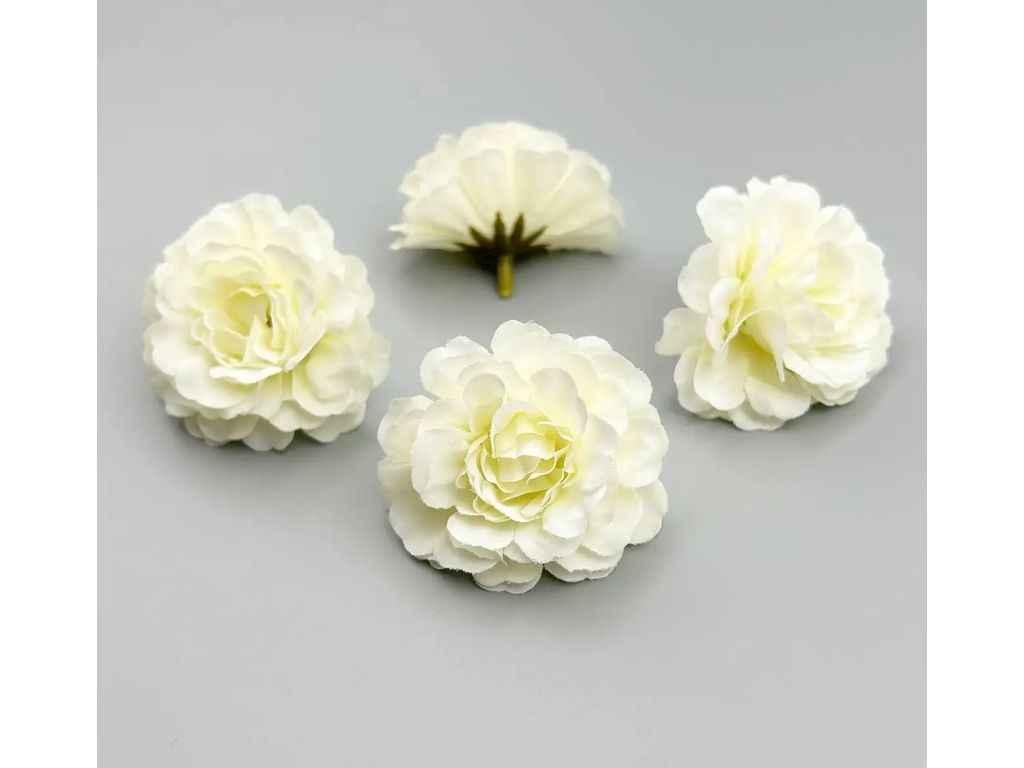 Головки штучних квітів кремово-білий Азалія Ø5см (081) ТМ КИТАЙ, фото 1