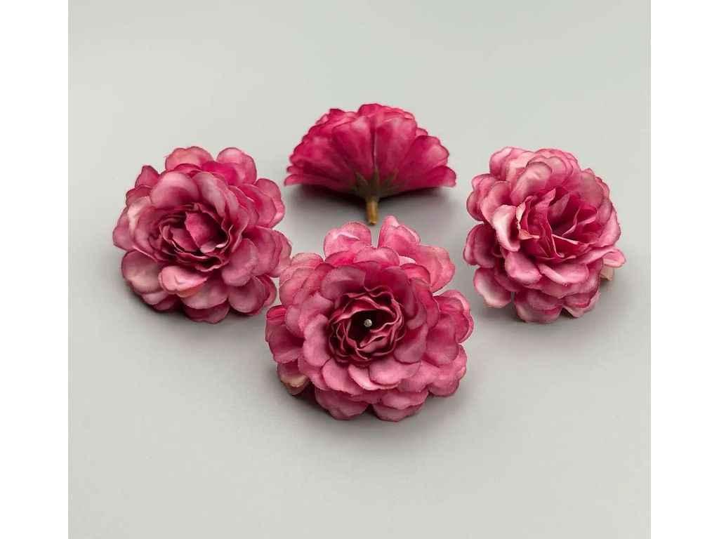 Головки штучних квітів малиново-рожевий Азалія Ø5см (087) ТМ КИТАЙ, фото 1