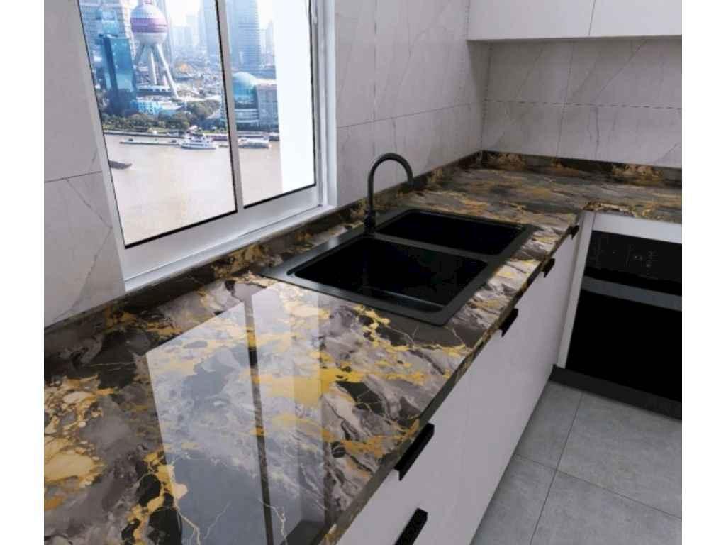 Плівка на самоклейці 60см * 10м Маслостійка під мармур МА169 ТМ D-C-Fix, фото 1