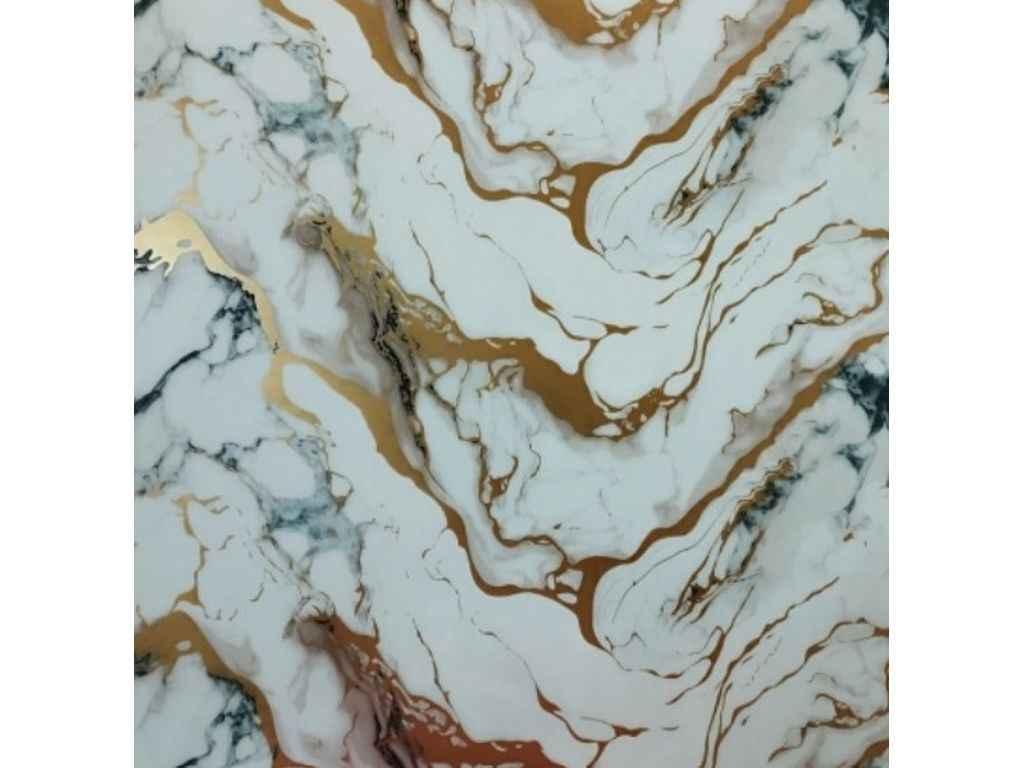 Самоклеюча плитка в рулоні 1200 * 3000 (білий мармур з золотом) YH-G11 ТМ D-C-Fix, фото 1