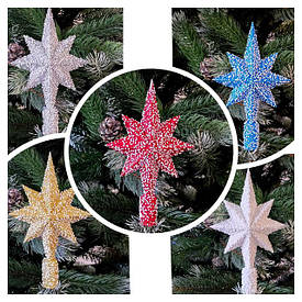 Верхівки на ялинку - блиск, краса і новорічна магія