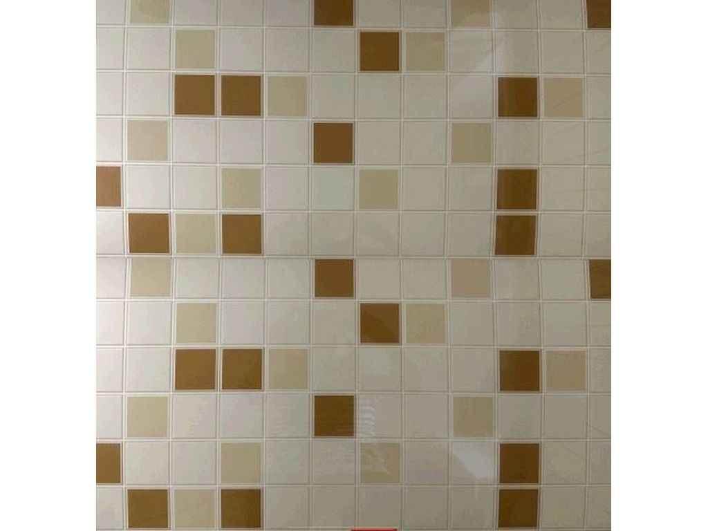 Самоклеюча PET панель 600*300мм FC7025-1 (бежева мозаїка) ТМ D-C-Fix, фото 1