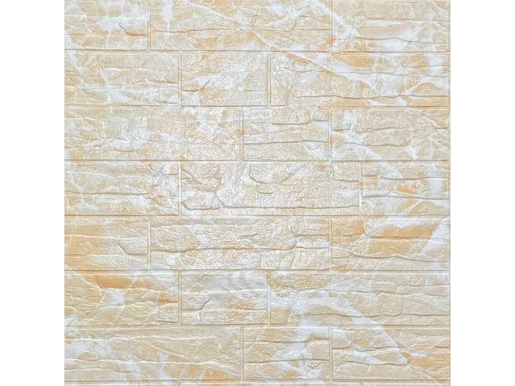 Панель стінова 3D 770 * 700 * 5мм 157 Бежево-білий (D) SW-00000486 ТМ STICKER WALL, фото 1