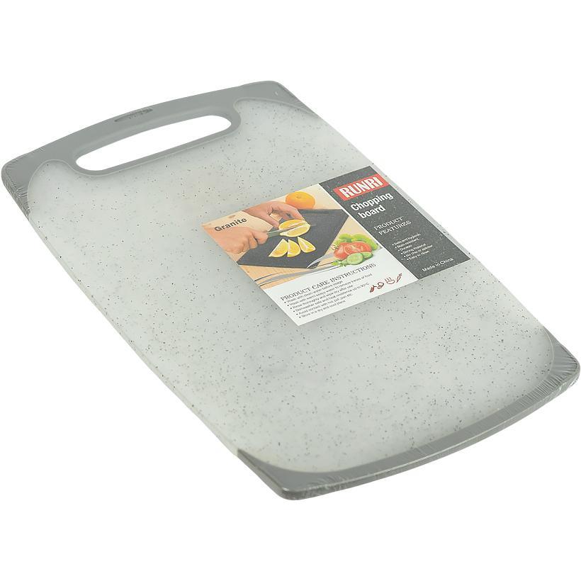 Дошка кухонна обробна пластикова 40х24х0,6 см дощечка для кухні, фото 1