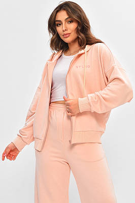 Худі жіночий рожевого кольору Уцінка р.XS 206891T Безкоштовна доставка