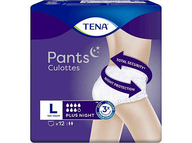 Підгузн-труси д/дорос Pants Plus Night L 12шт 7крап ТМ Tena