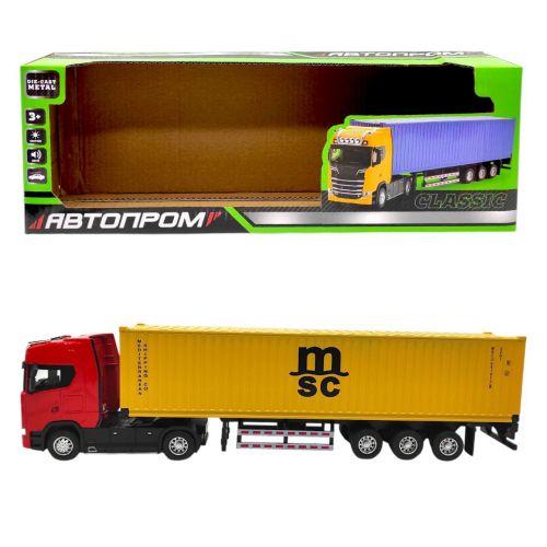 ФУРА АВТОПРОМ (ЧЕРВОНА) КАБІНА (ЖОВТИЙ) ПРИЧІП [tsi279114-TSI], фото 1