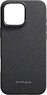 Чохол-накладка Pitaka Military-Grade Protective Case Twill 600D для iPhone 16 Pro Max Black Gray (KI1601PMPA), фото 3