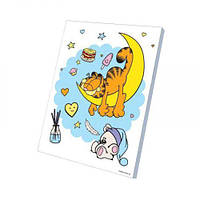 Набір для розпису по номерах 30х40 см "Солодкі сни Гарфілда" [tsi278909-ТCІ]